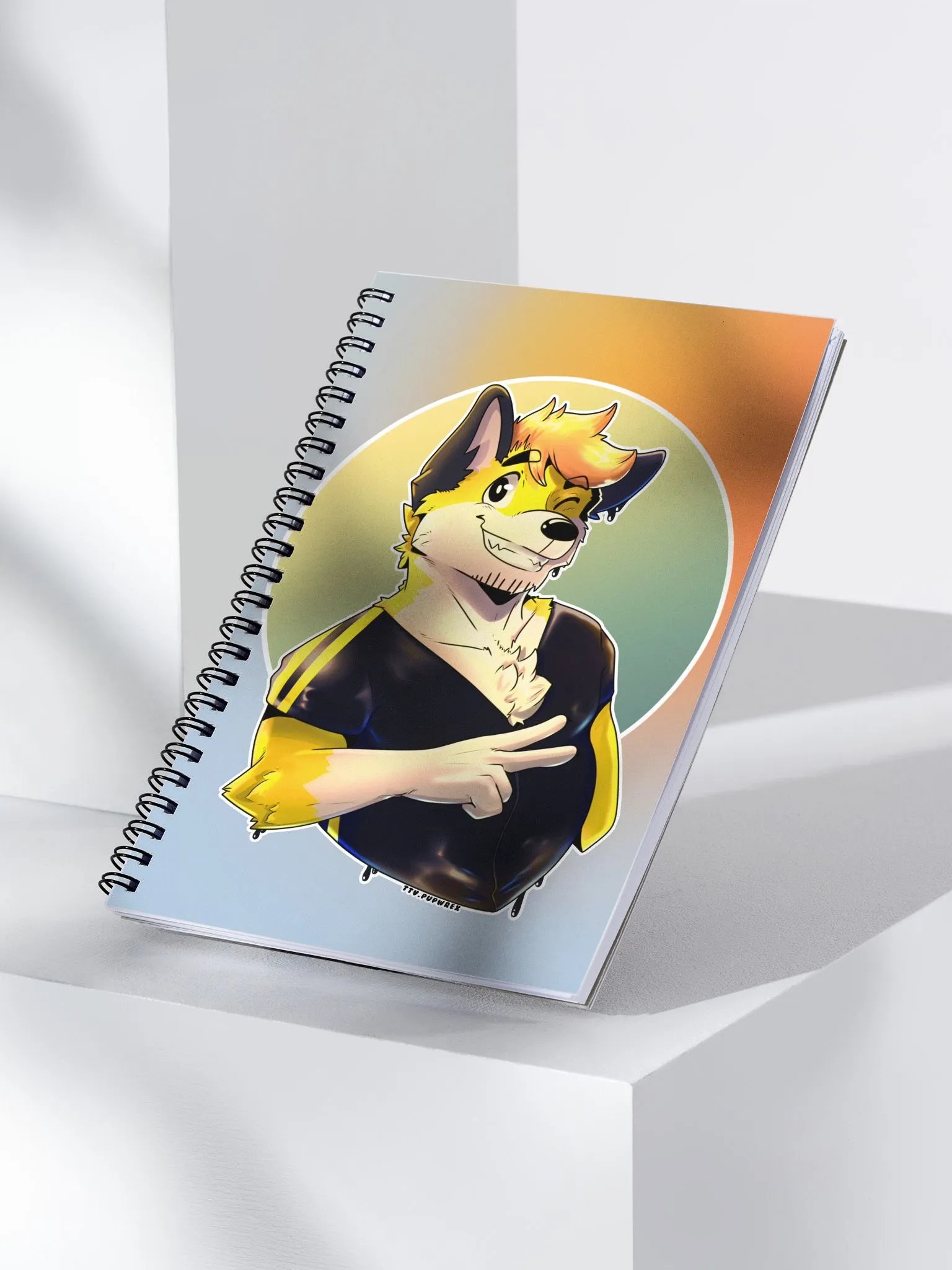 SynthPopWrex - Spiral Notebook product image (3)