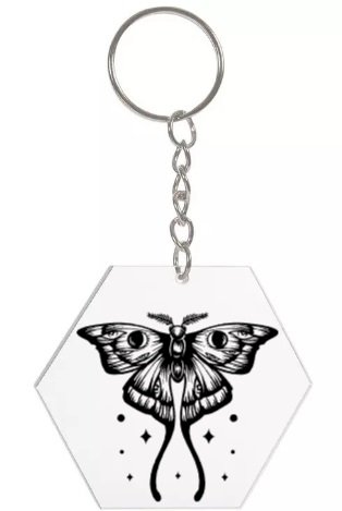 Moth (Style 1) Key Chain! product image (2)