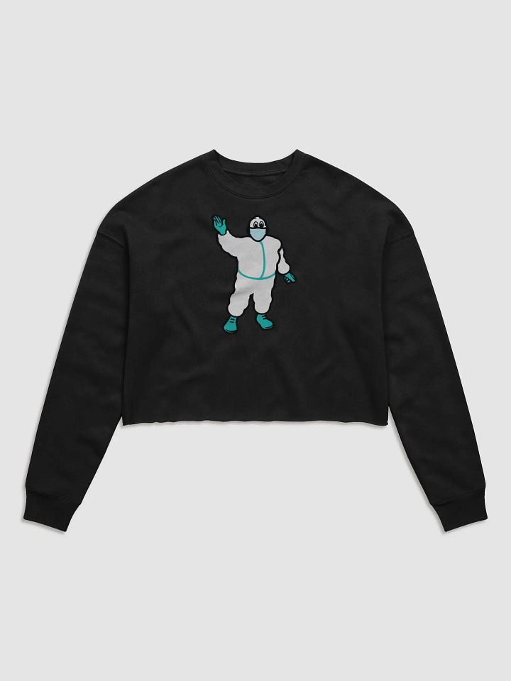 Dr Bibendum Bella+Canvas Women's Fleece Crop Sweatshirt product image (1)