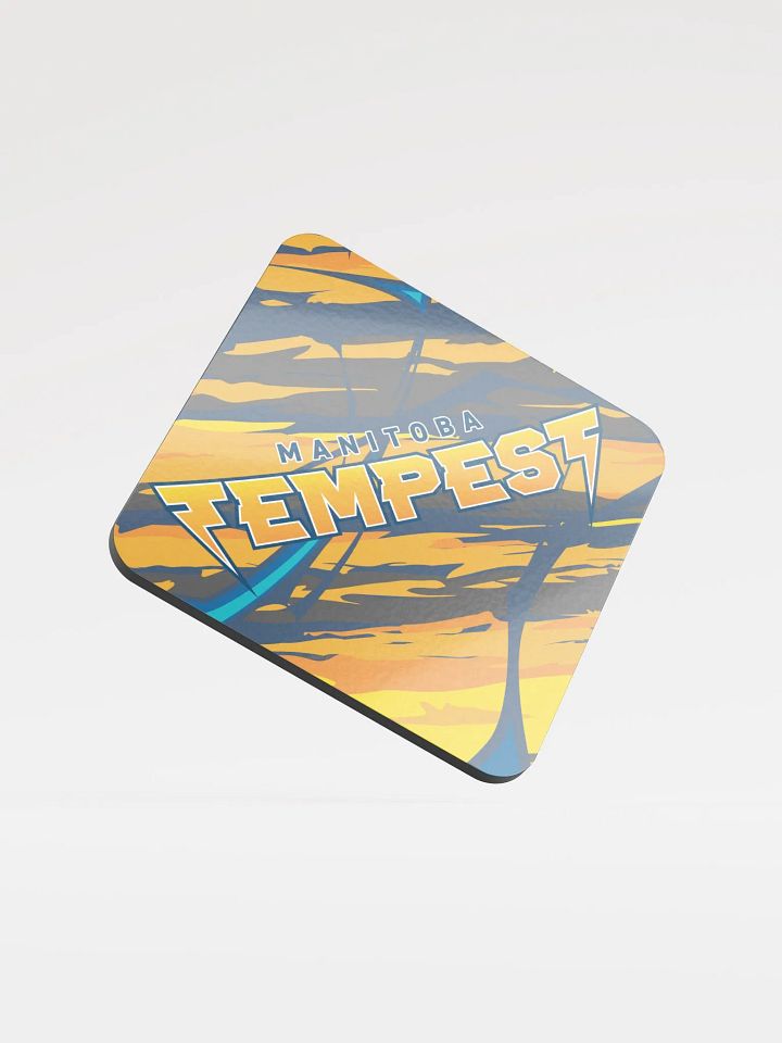 Tempest Dodgeball Club Glossed Cork Coaster product image (2)