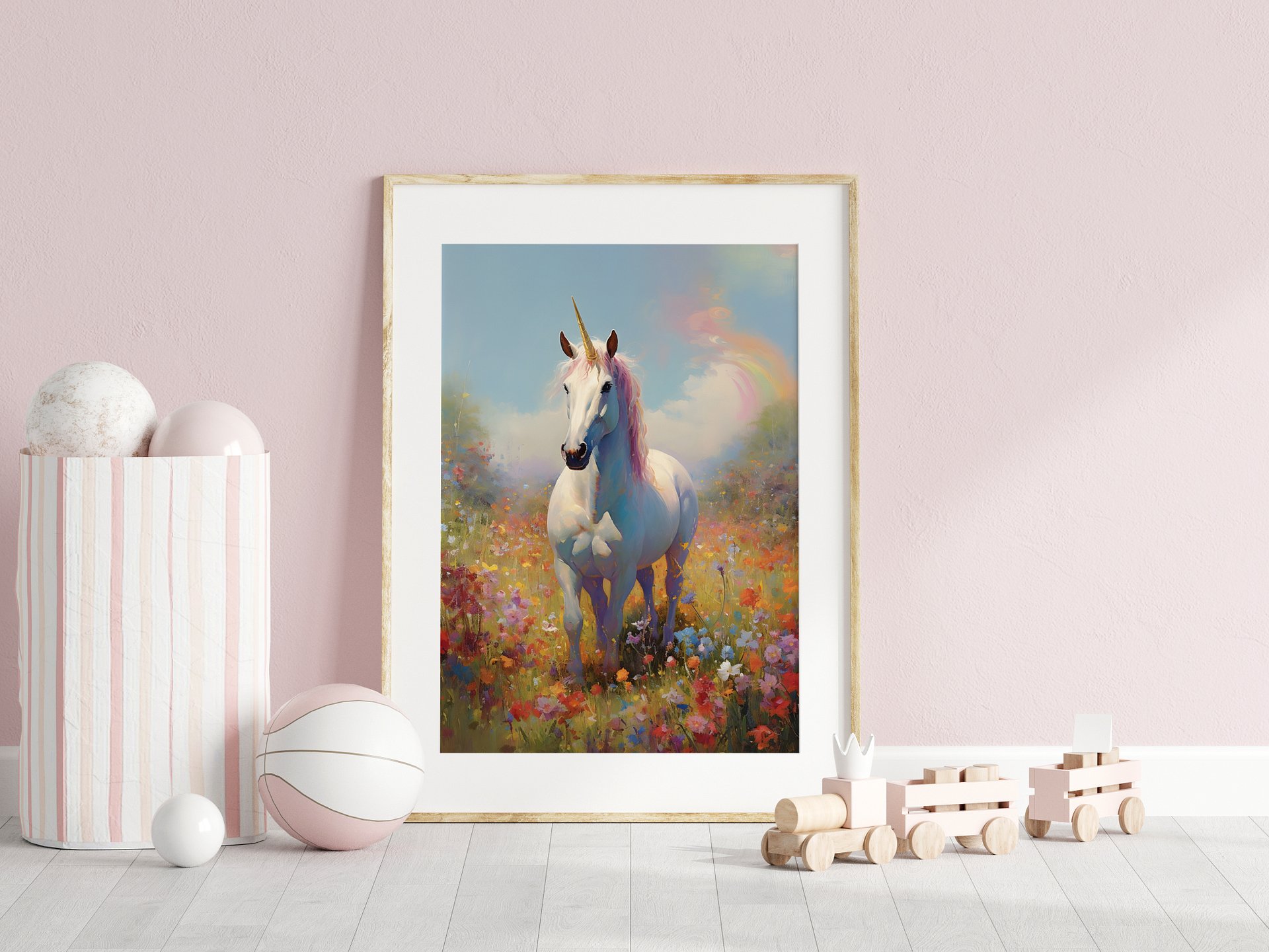 Pink Unicorn Print product image (2)