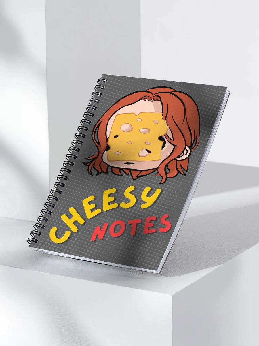 Cheesy Notes Spiral Notebook product image (3)