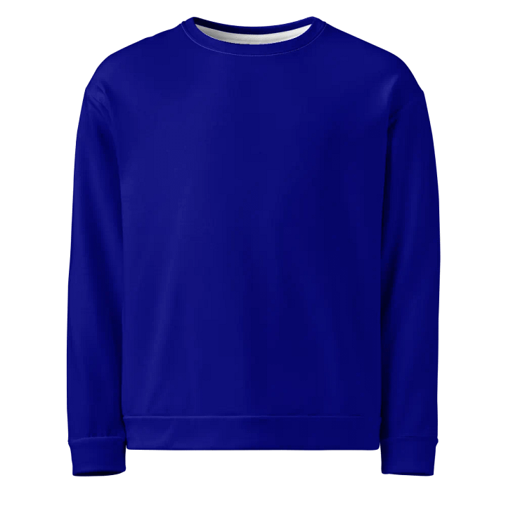 Plain Color Navy Blue Sweatshirt product image (1)