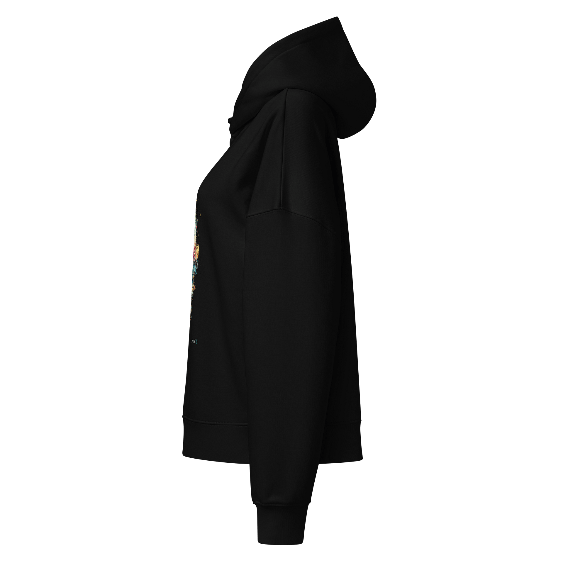 Messy Vinyl Women's Organic Painted Hoodie product image (5)