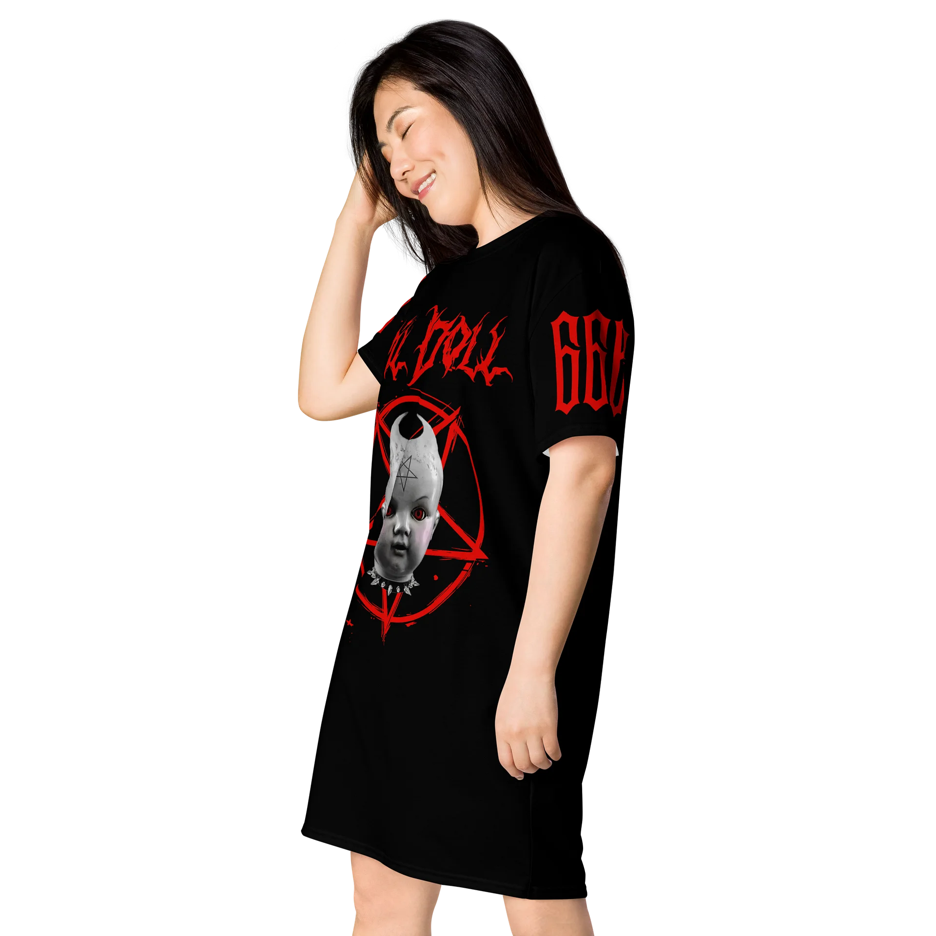 EVIL DOLL T-SHIRT DRESS product image (3)