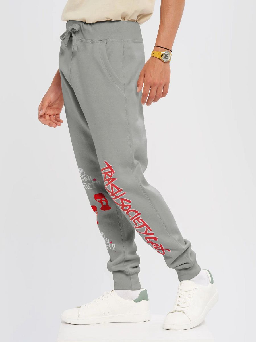 TRASH SOCIETY GREY JOGGERS product image (6)