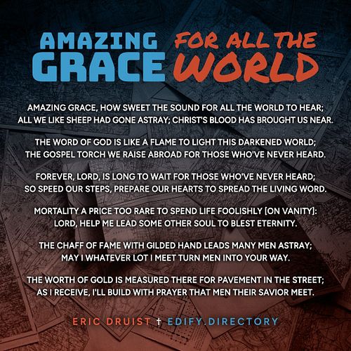 Amazing Grace for All the World 🧵
The Great Commission extends beyond friends. 
It comes with challenges and pitfalls but mus...
