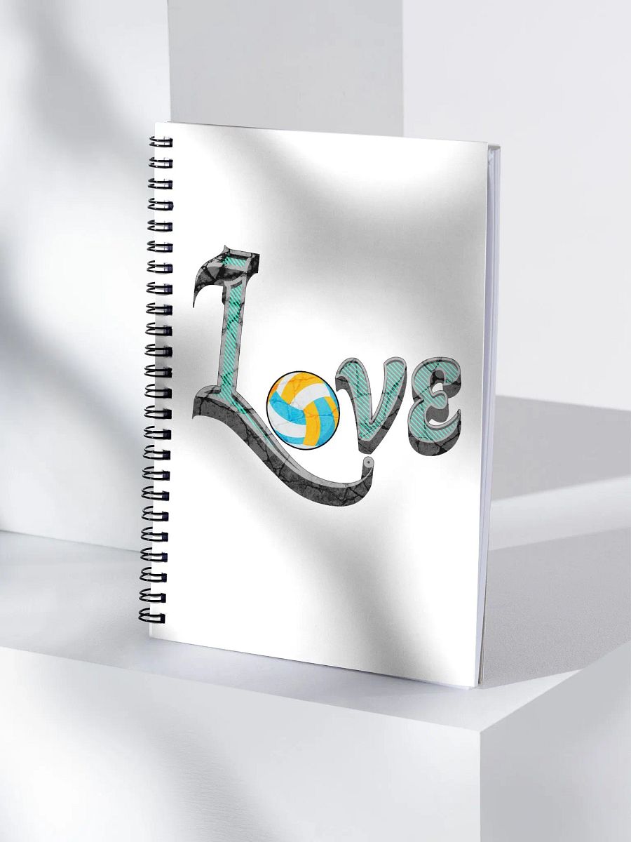 Love Volleyball Spiral Notebook product image (3)