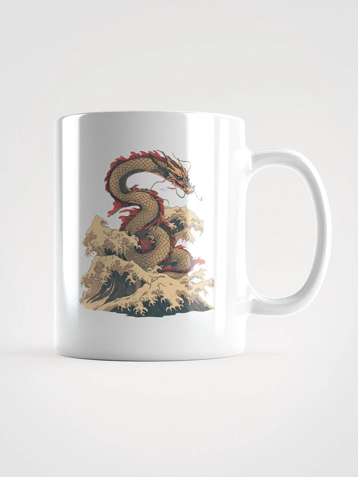 Sea Dragon Monster Vintage Art Ikuchi Mug product image (1)