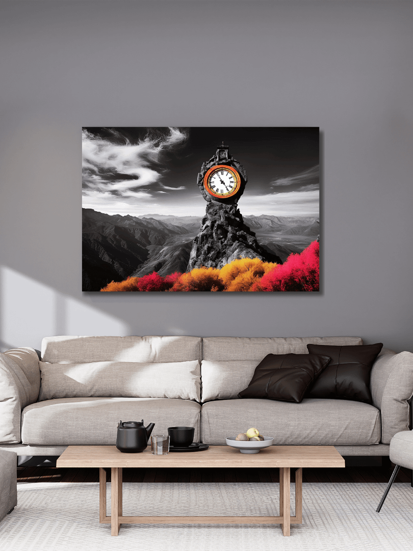 Time Confusion-1 | Artistic Wall Painting product image (4)