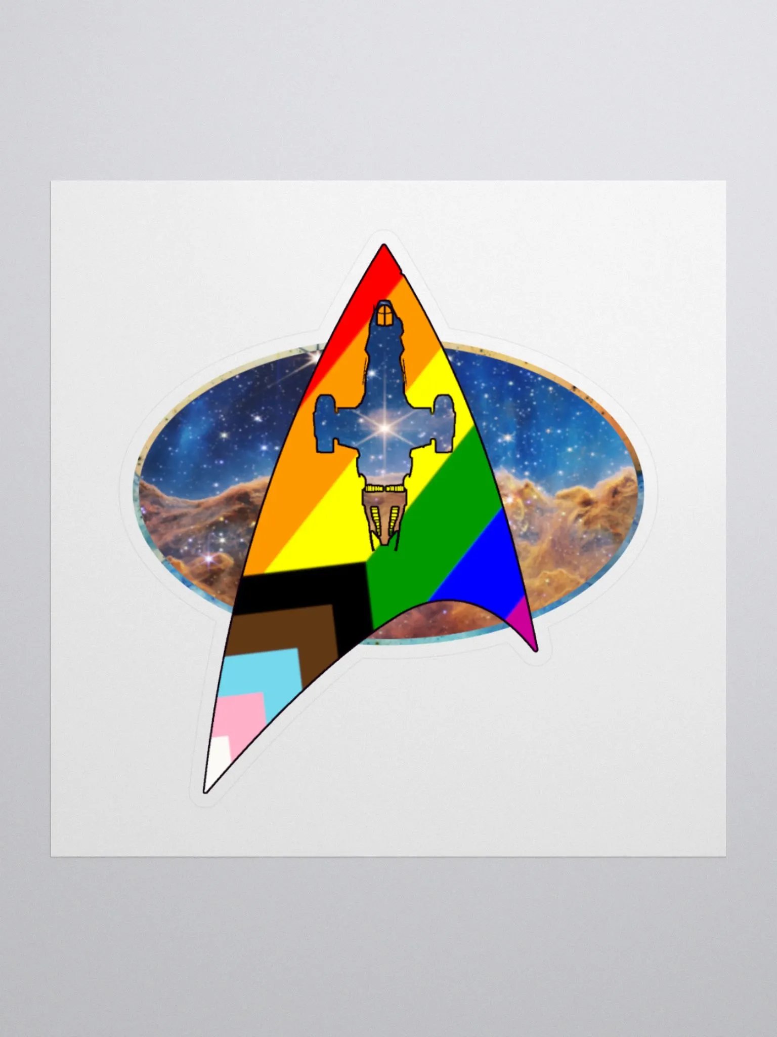 Cosmic Insignia Kiss Cut Stickers product image (1)