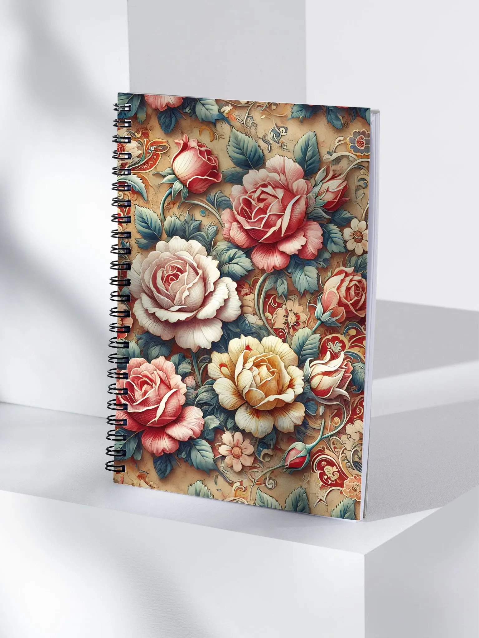 Royal Floral Spiral Notebook product image (4)