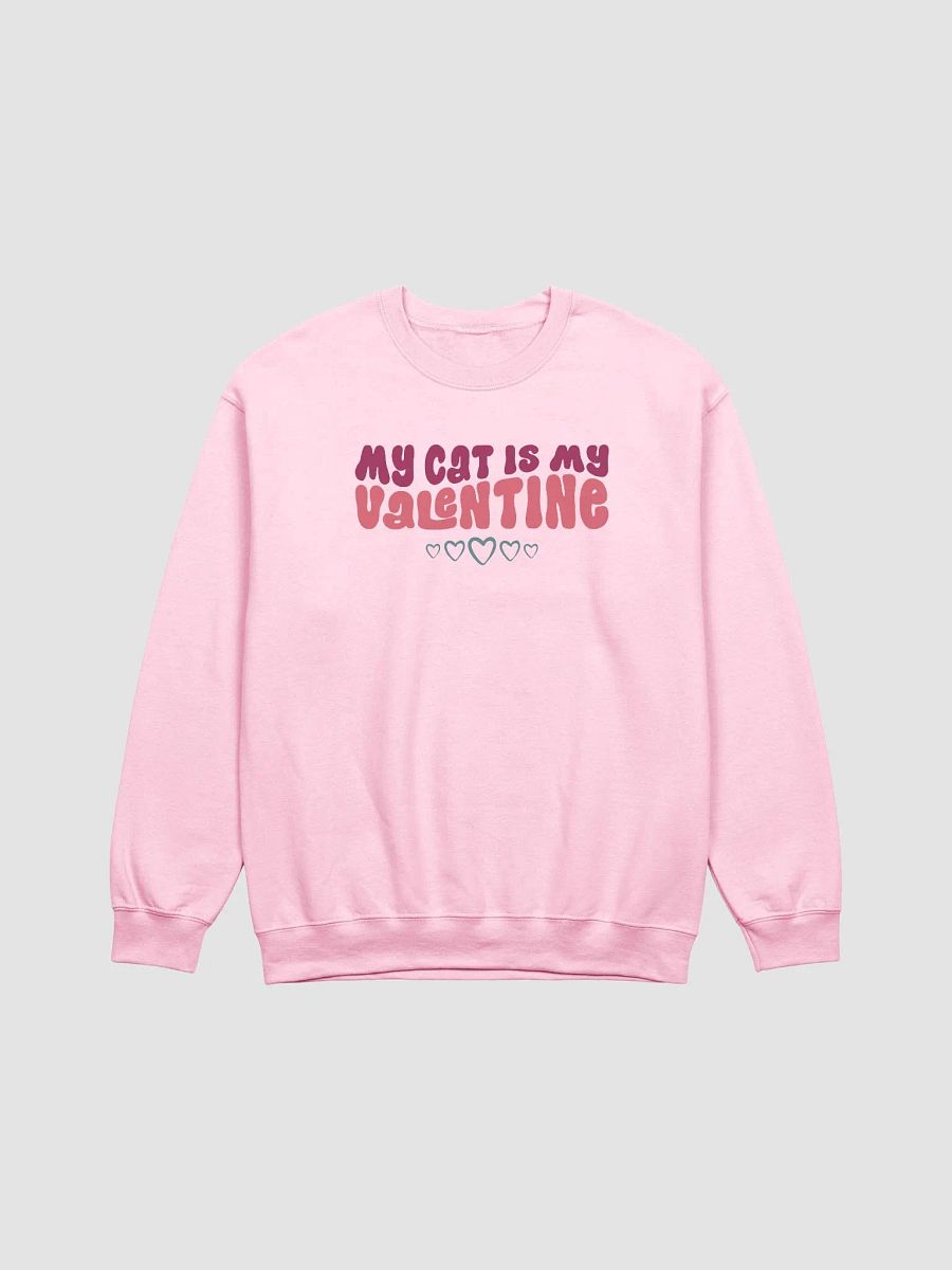 My Cat is my Valentine Crewneck product image (2)