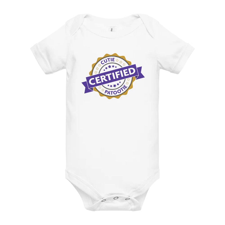 Certified Cutie Patootie Baby One Piece product image (1)