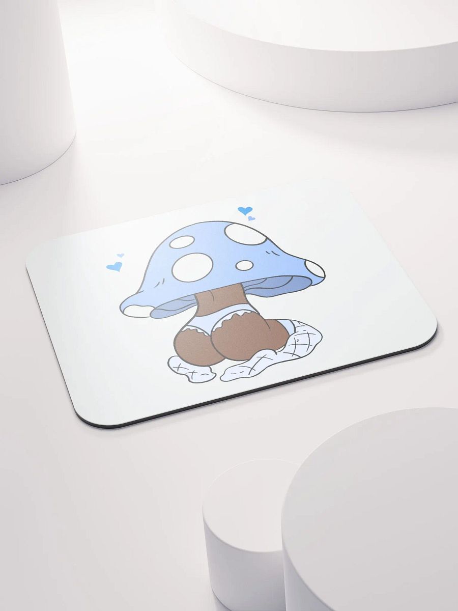Mushroom Baddie Desk Mat - Light Blue product image (4)