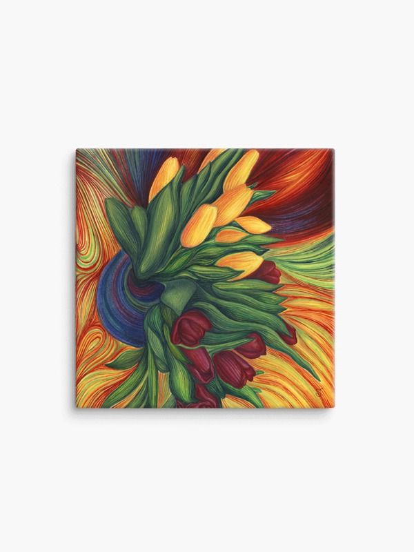 Blank Canvas Masterpieces - Yellow and Purple Tulips product image (5)
