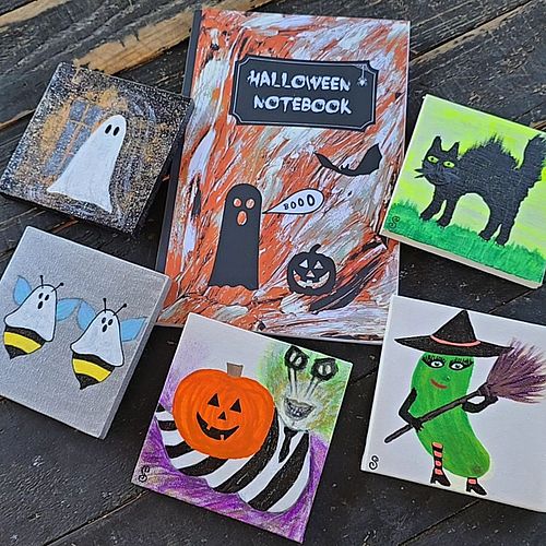 Trick or treat! All things Halloween are on sale in my etsy shop with more coming soon!!! 🎃👻
 ➡️ shayladoesitart.etsy.com
#sp...