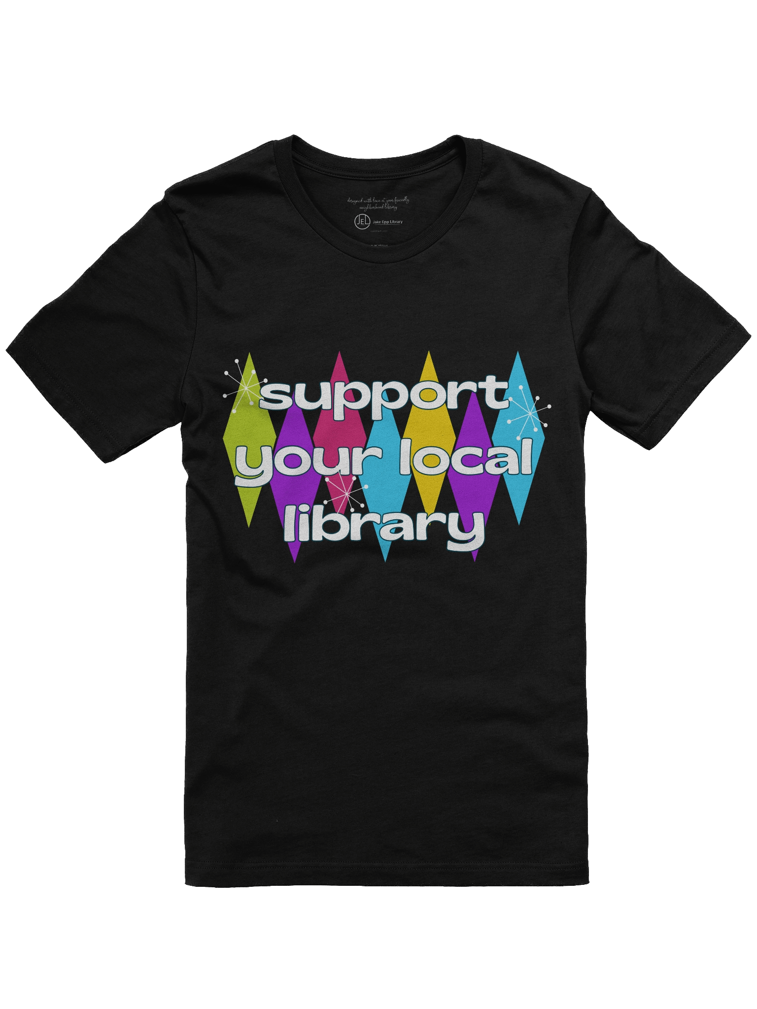 Support Your Local Library T-Shirt (Dark) product image (1)