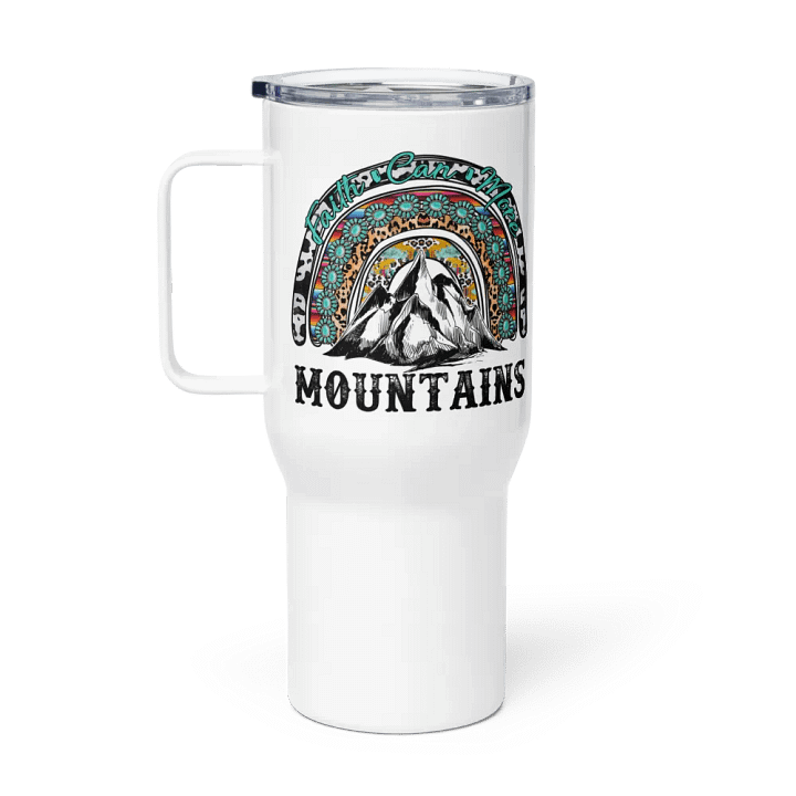 Faith Can Move Mountains - Travel Mug w/ Handle product image (1)