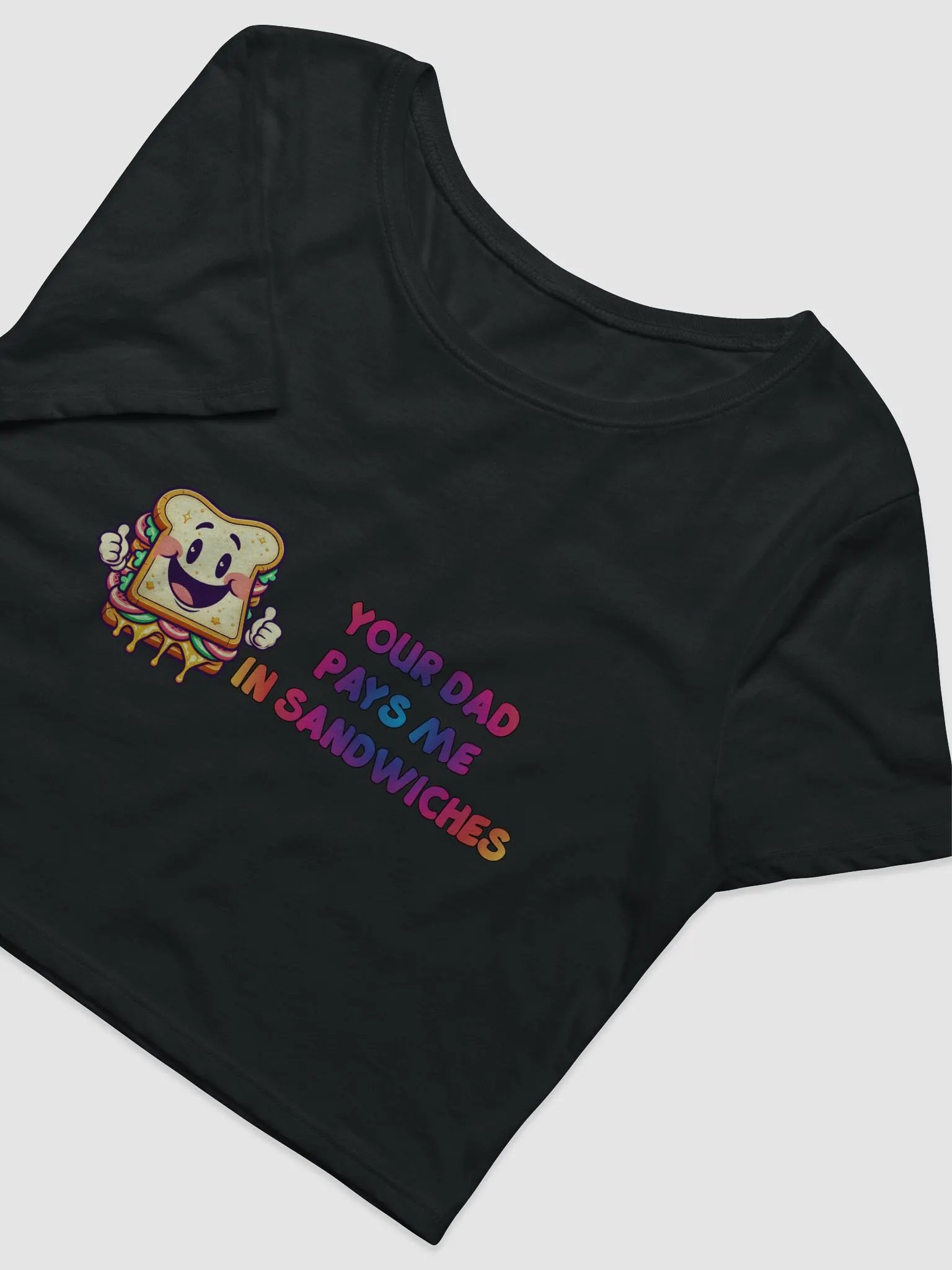 Jay - Your DAD Pays Me In Sandwiches - Crop Top product image (3)