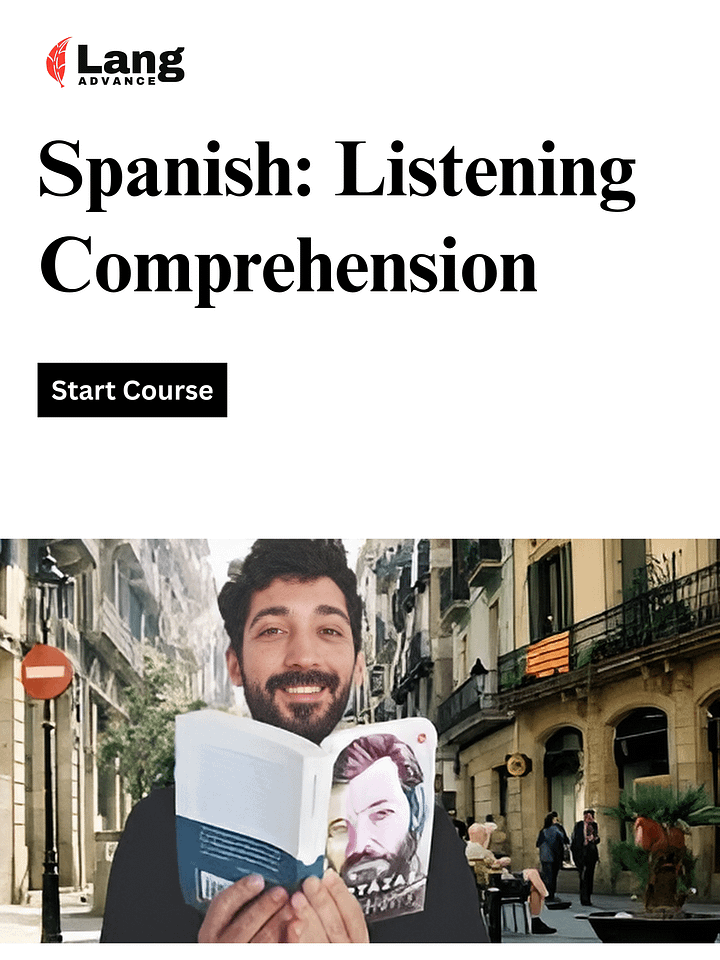 Spanish: Listening Comprehension product image (1)
