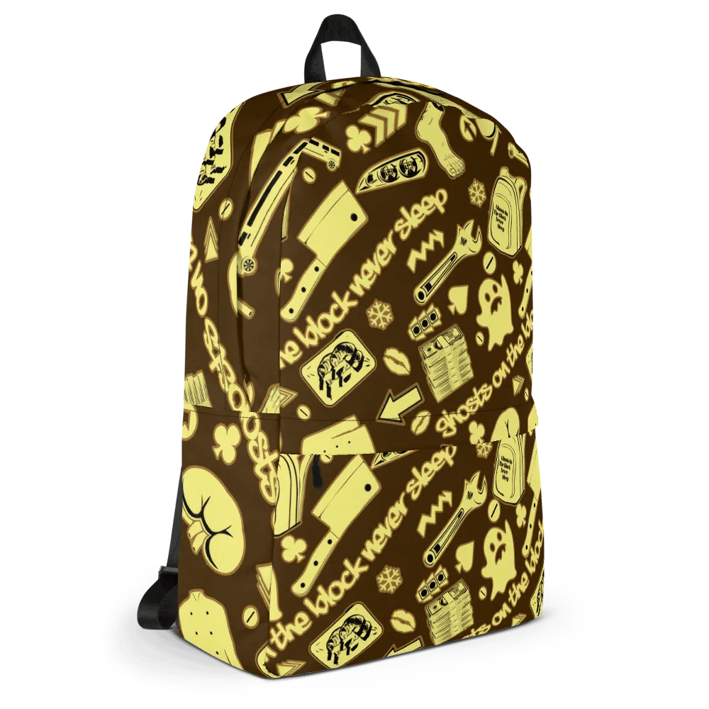 A8M - Ghosts On The Block Never Sleep Bookbag (Drizzle December) product image (5)