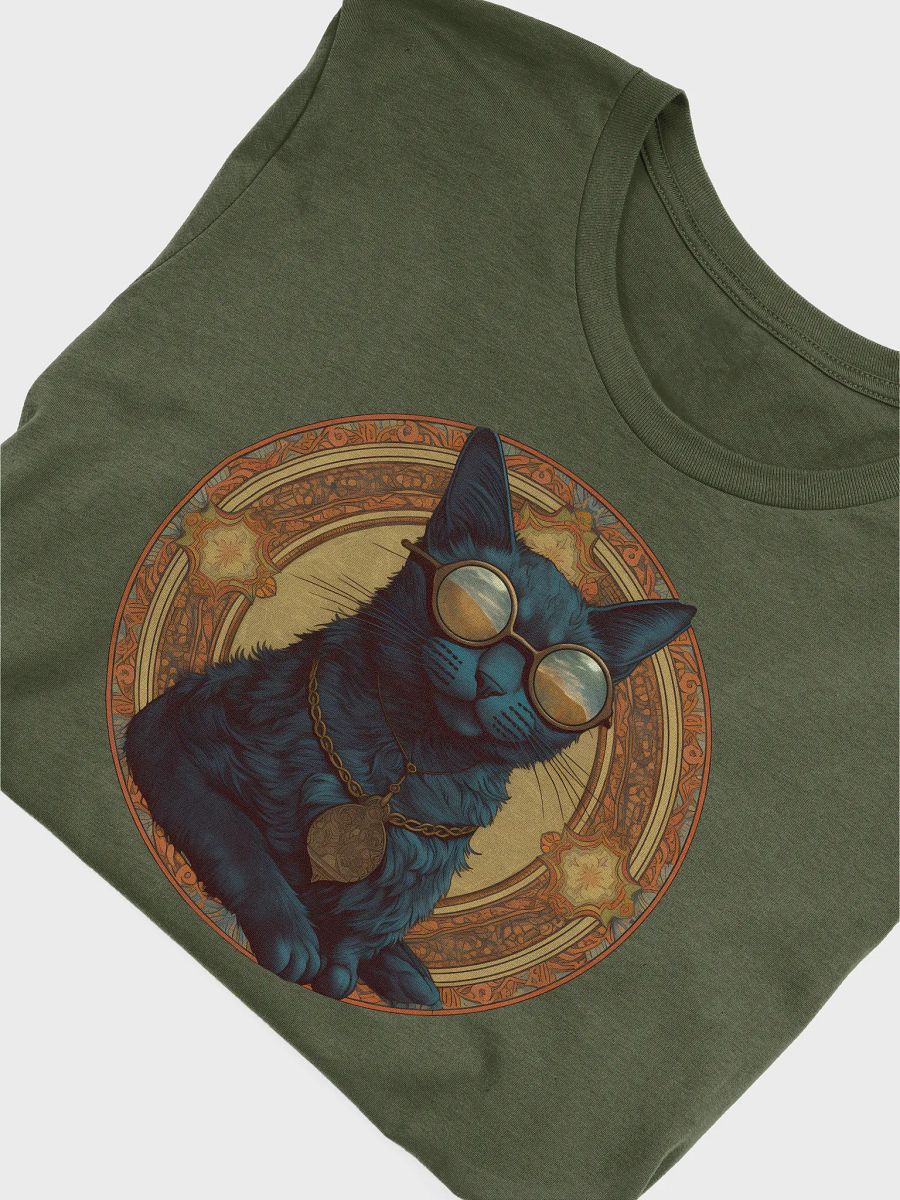 Mandala Cat Reflection T-Shirt product image (102)