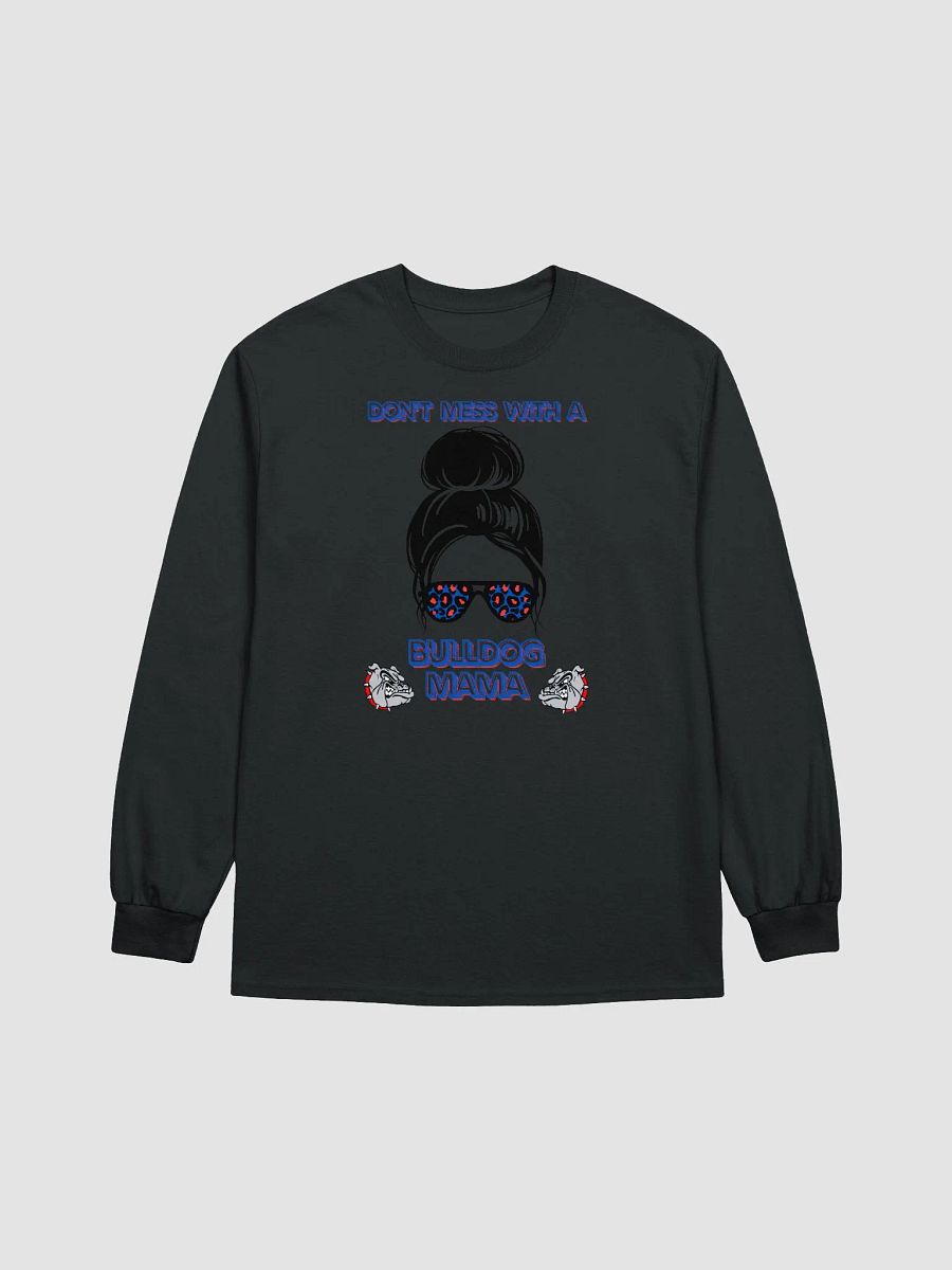 Bulldog Mama Leopard Print Long Sleeve Tee product image (1)
