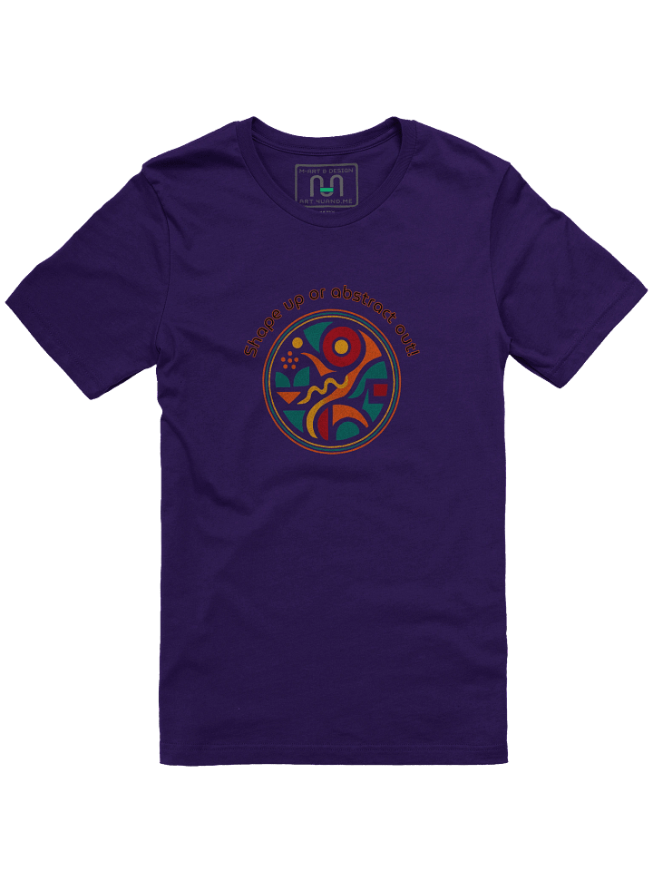 Shape Up or Abstract Out! Bold Geometric Circle Tee – Vibrant Modern Art T-Shirt product image (1)