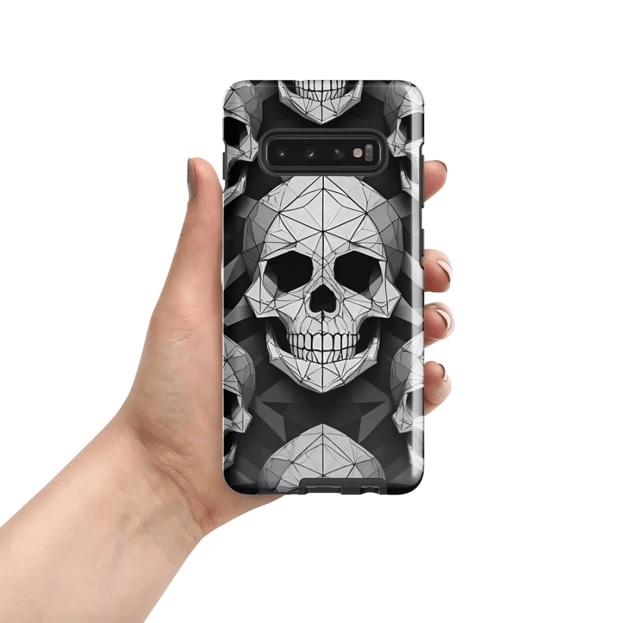 Edgy Geometry: Geometric Skull Samsung Galaxy Case product image (55)
