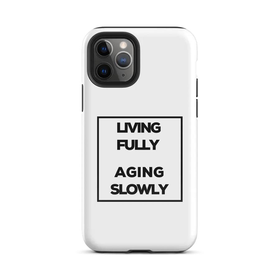 Stealth Shield iPhone® Case 'Living Fully, Aging Slowly' product image (25)