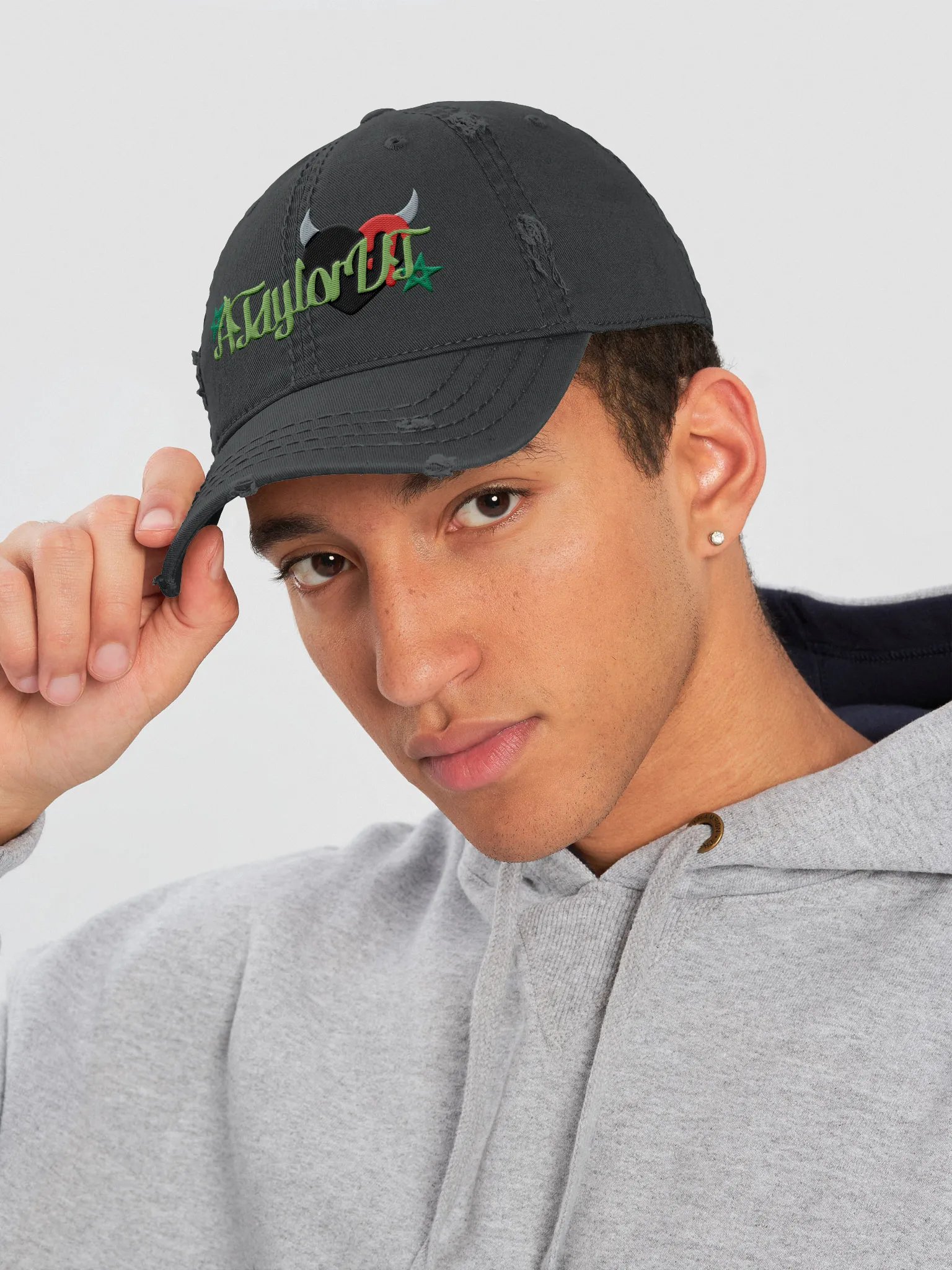 ATaylorVT Logo Distressed Hat product image (17)