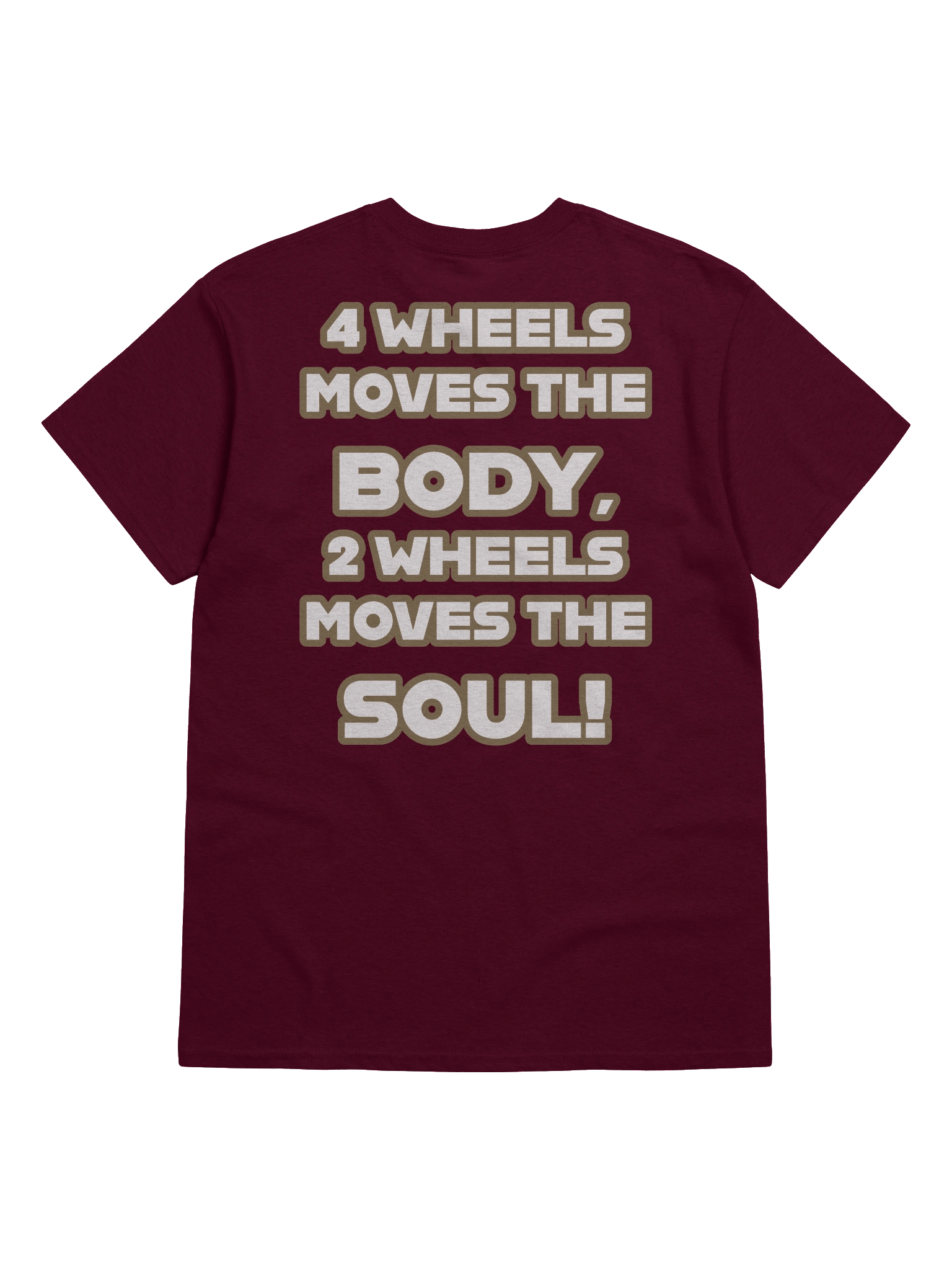 Road Reality 2 vs 4 Wheels Tee product image (6)