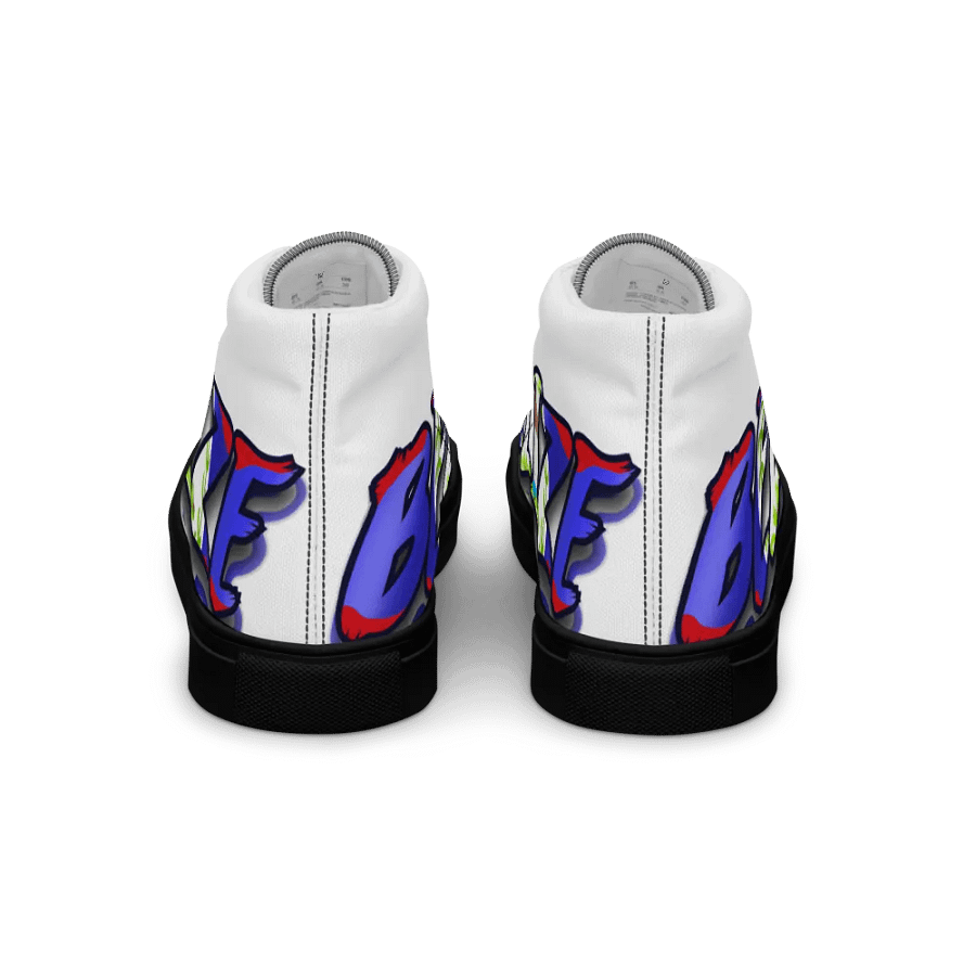 Belize @43 Independence Day Men's High Top Canvas Shoes product image (5)