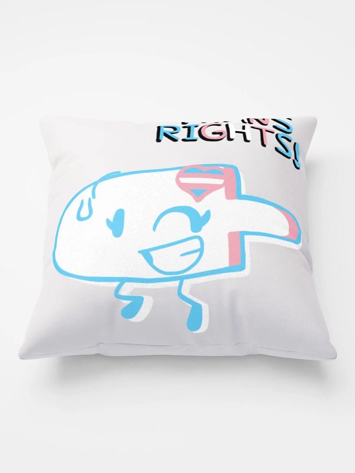 Treasure Tree Trans Rights Pillow product image (1)