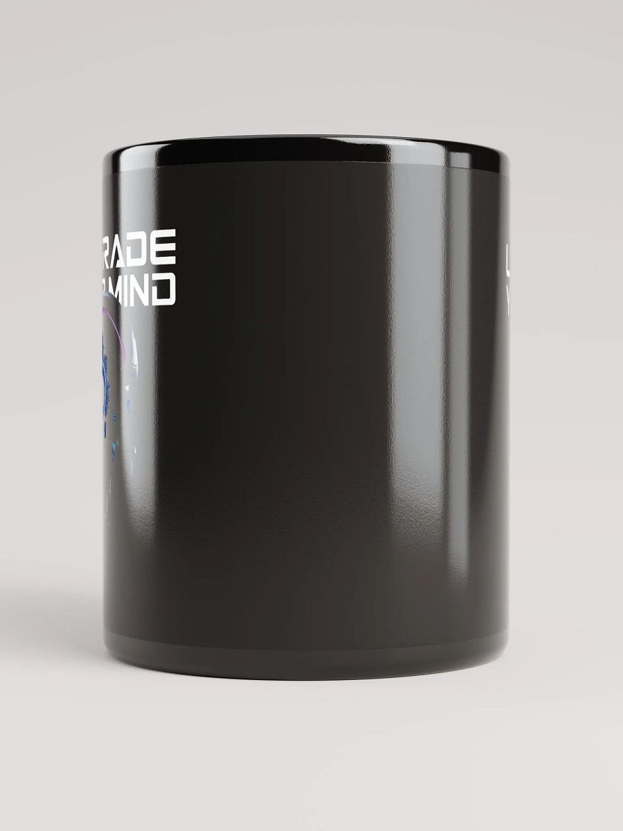Cybernetic Mind AI Futuristic Black Glossy Mug product image (9)