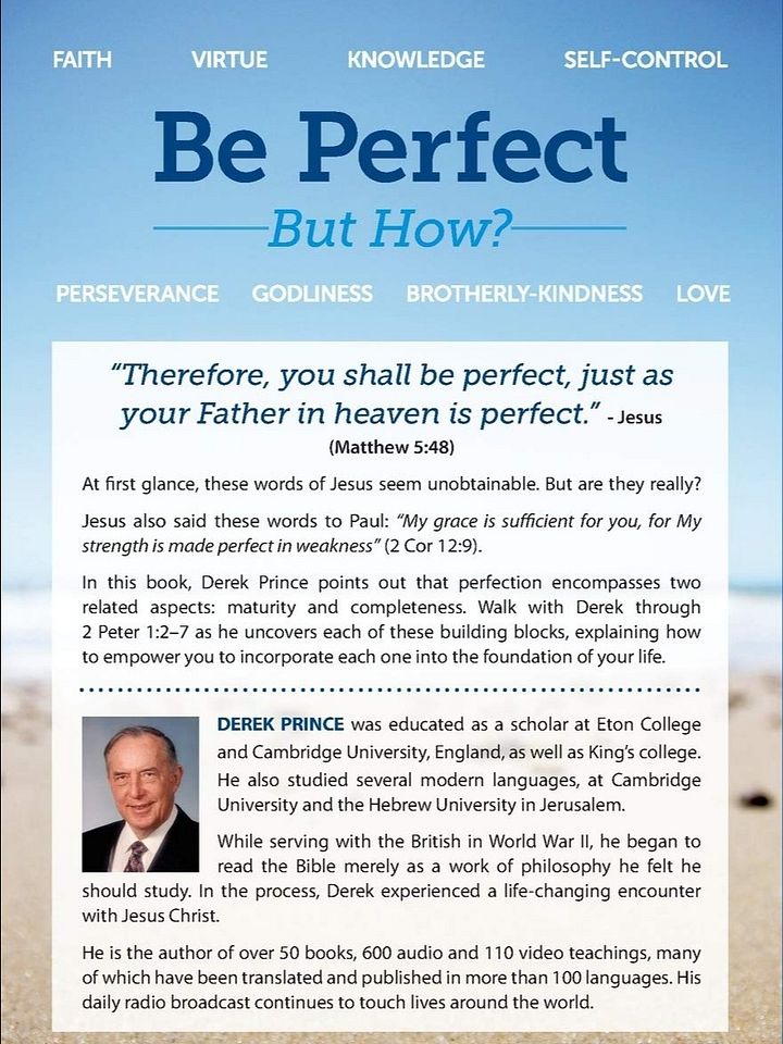 Be Perfect - But How? - Derek Prince product image (2)