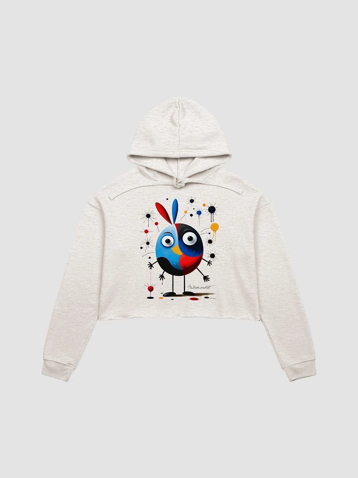 Bella+Canvas Fleece Crop Hoodie product image (2)