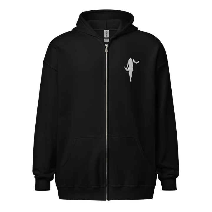 Proto-Valkyrie Embroidered Zip Hoodie product image (1)