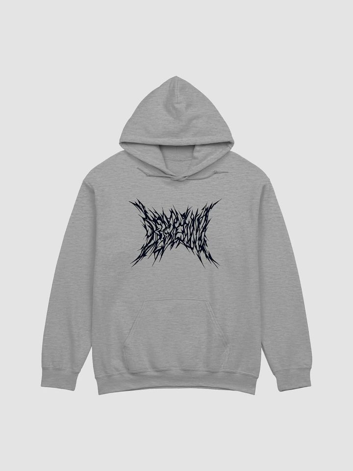 Death Metal Logo Hoodie (Black Text) product image (1)