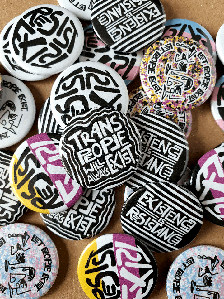 RESIST. EXIST. badges product image (1)