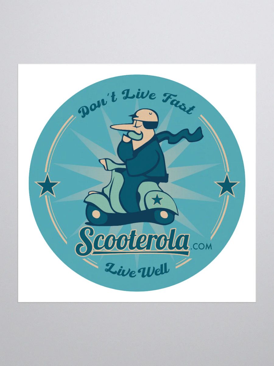 Mr Scooterola Kiss Cut Stickers product image (1)