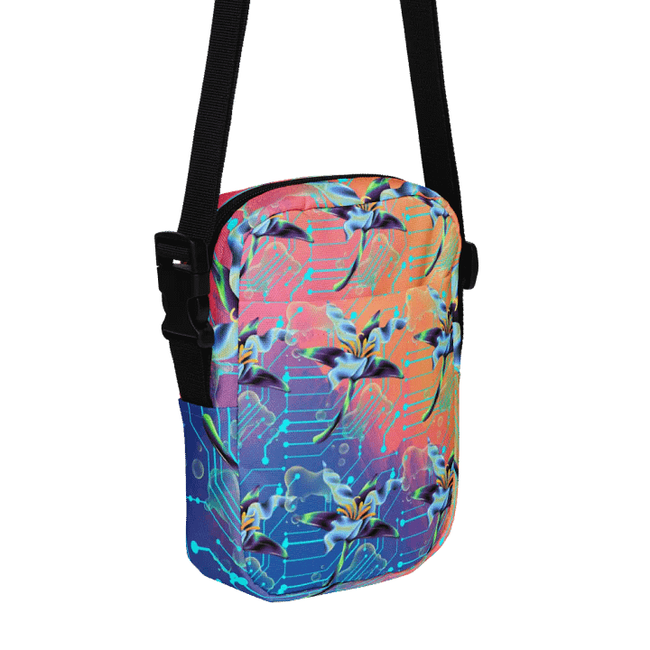 metverse-Floral Fusion Crossbody Bag for stylish tech ladies and friends product image (1)