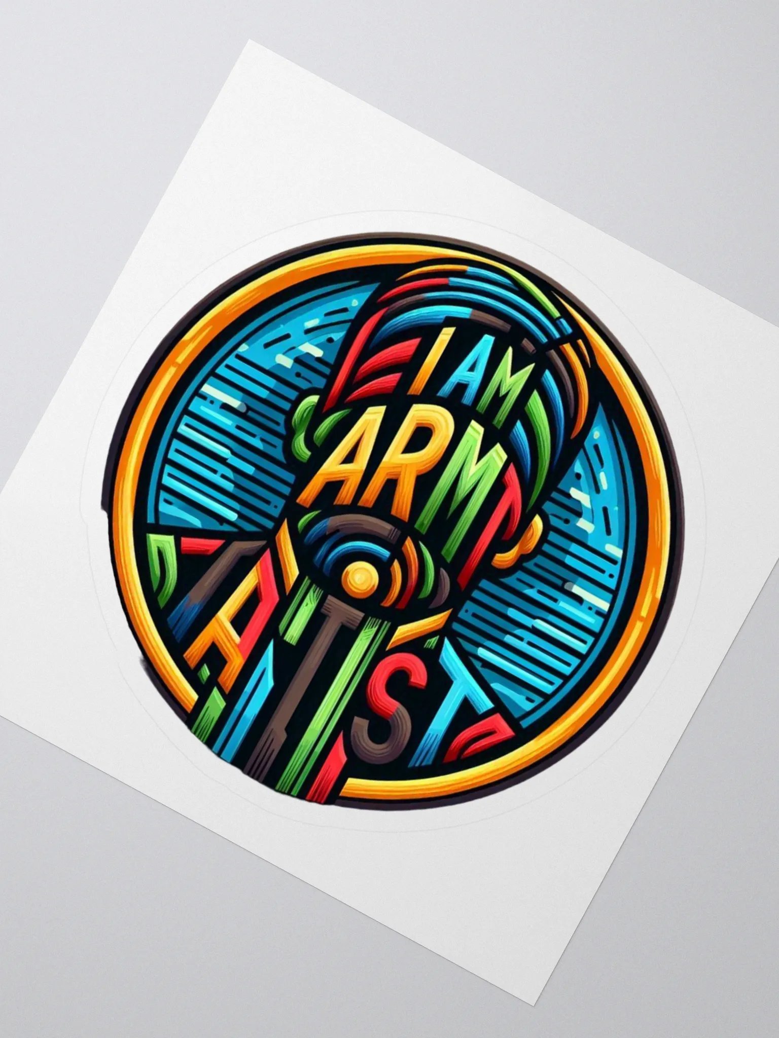 I AM ARTIST Abstract Sticker Set product image (2)