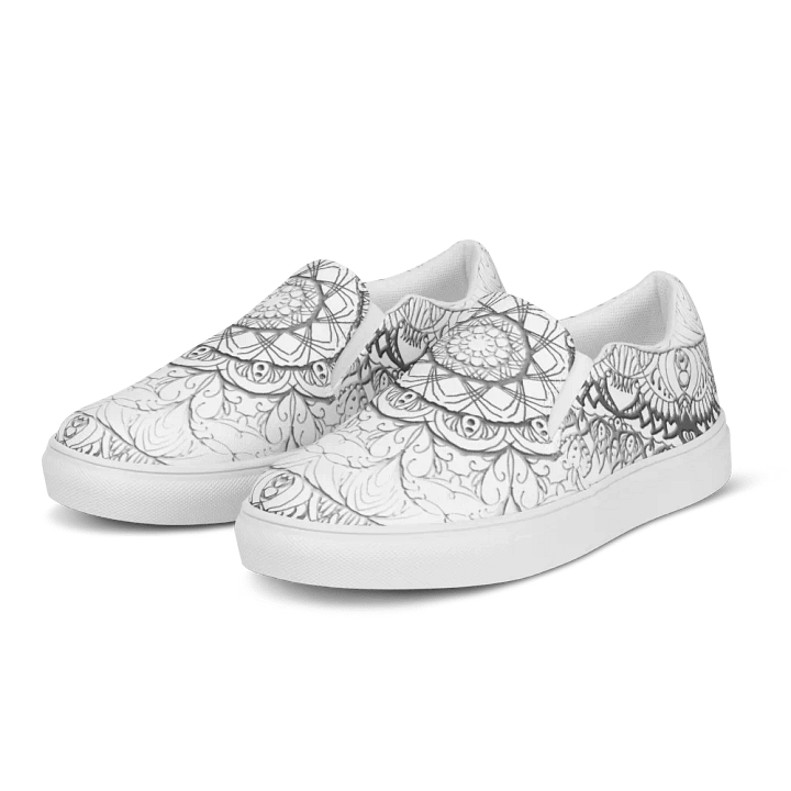Harmonious Mandala Canvas Shoes product image (2)