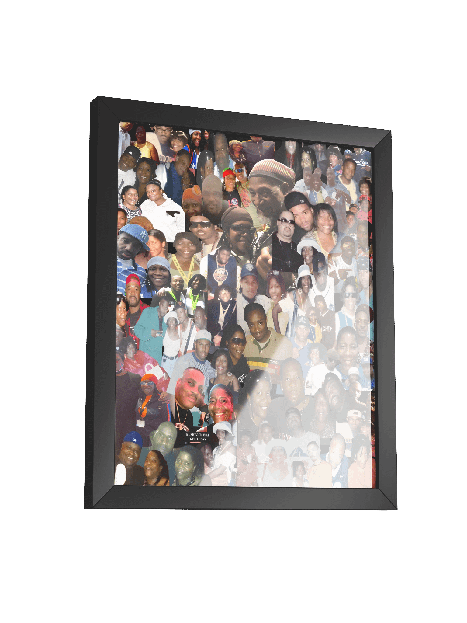 Tam Jams with Hip Hop Icons Wood Framed Matte Poster product image (3)