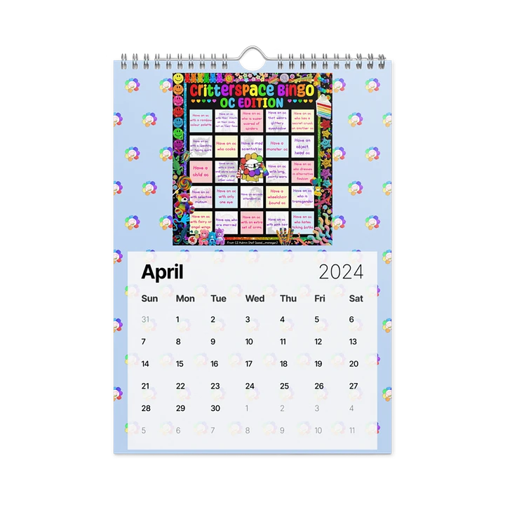 Pastel Blue CS Activity Calendar 2024 product image (1)