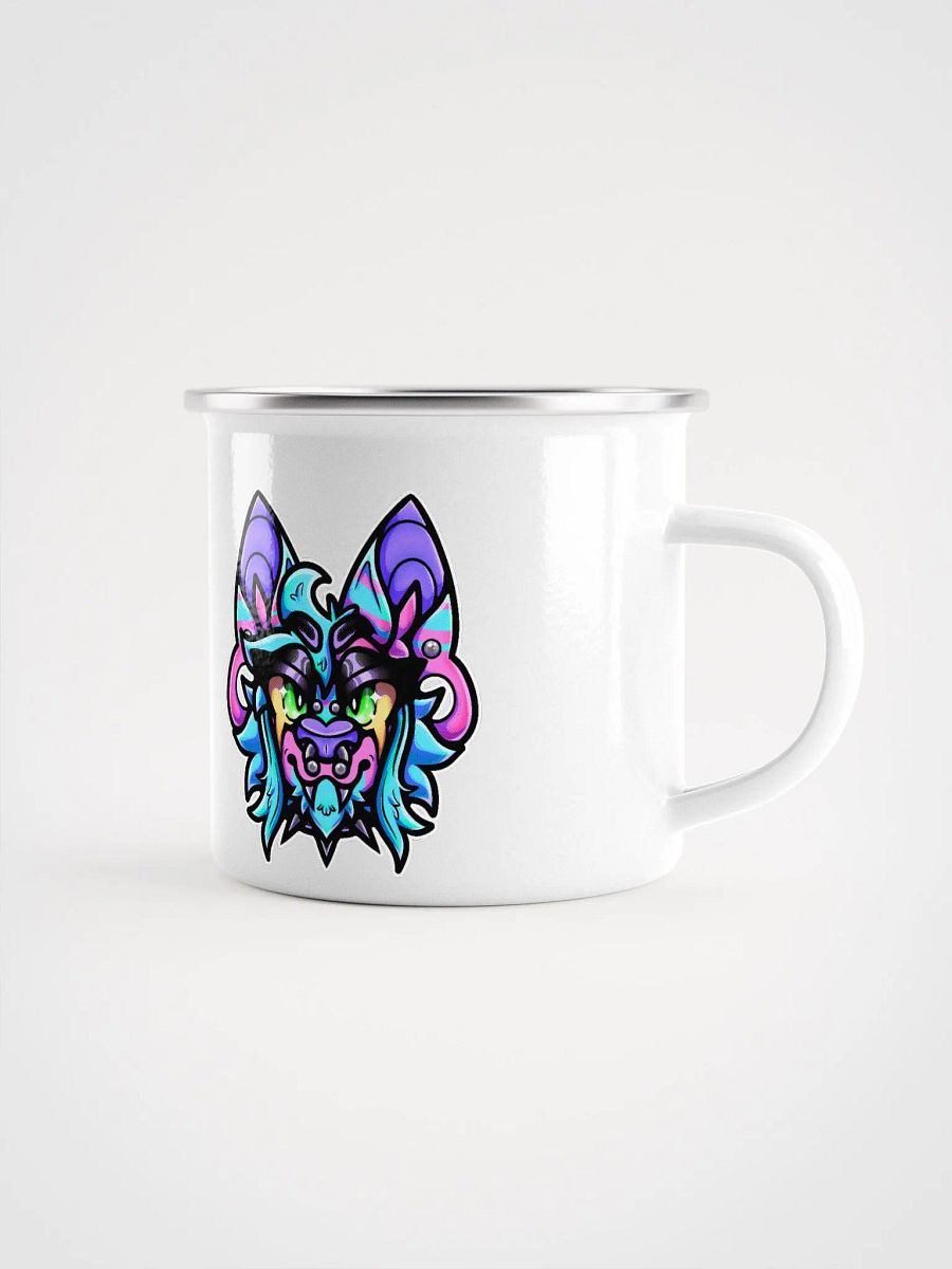 MatchaEXE Symmetrical Icon and Logo Enamel Mug product image (1)