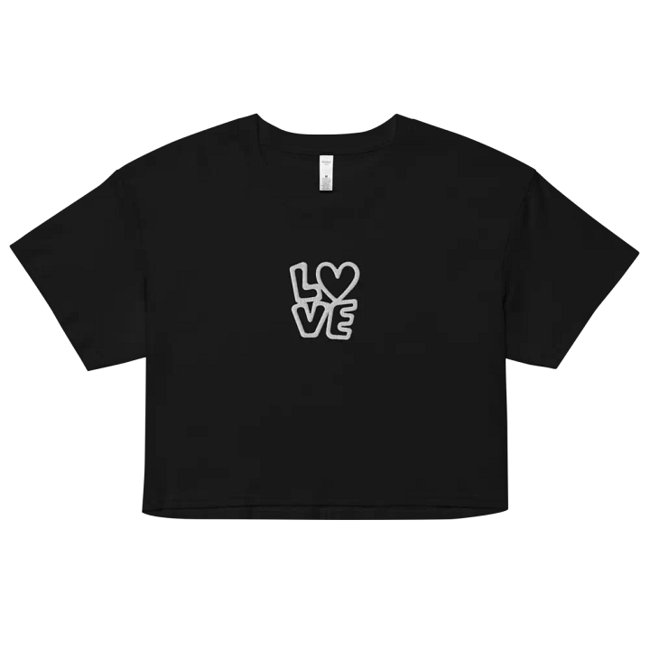 Pixel Heart Love Women's Crop Top product image (2)