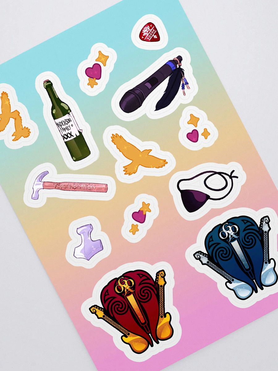 | Vinyl Sticker Sheet | Old Gods of Asgard Mini Objects product image (1)